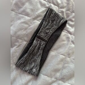 Lululemon Reversible Run With Me Ear Warmer Headband Coco Pique Stripes